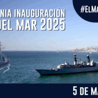 Invitación transmisión en vivo Inauguración Mes del mar 2025. Armada de Chile