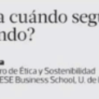 Hasta cuando seguir fingiendo.  Álvaro Pezoa . U de Los Andes