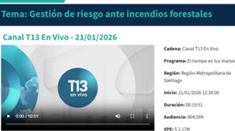 Gestión de riesgos ante incendios forestales. Bernardo Castro Salas