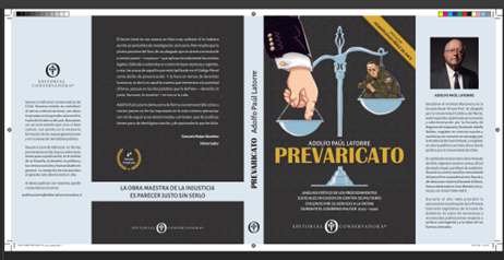 Libro PREVARICATO de nuestro socio Adolfo Paúl Latorre