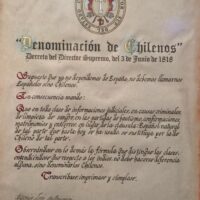 Denominación de “Chilenos”