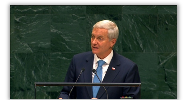 PRESIDENTE KAST EN NACIONES UNIDAS