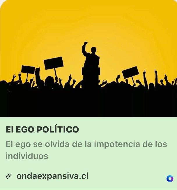 El EGO POLÍTICO. René Norambuena Veliz